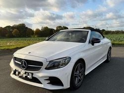 Weiß Gebraucht 2019 Mercedes C220 AMG line Cabrio | 29.900 € (Guter Preis)