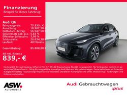 Manhattangrau metallic Gebraucht 2025 Audi Q6 e-tron S-Line SUV | 75.930 € (Fairer Preis)