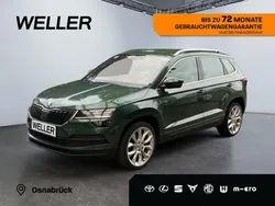 Emerald green metallic (gruen) Gebraucht 2022 Skoda Karoq Style SUV | 21.710 € (Fairer Preis)