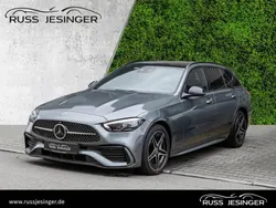 Selenitgrau metallic Gebraucht 2023 Mercedes C300e AMG line Kombi | 44.980 € (Fairer Preis)