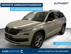 Stahl grau uni Gebraucht 2021 Skoda Kodiaq SportLine SUV | 28.807 € (Fairer Preis)