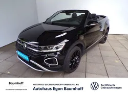 Schwarz Gebraucht 2024 VW T-Roc Cabriolet Style Cabrio | 32.970 € (Fairer Preis)