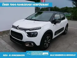 Weiß/dach schwarz Gebraucht 2022 Citroën C3 PureTech Kleinwagen | 12.490 € (Fairer Preis)