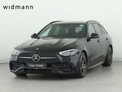 Metalliclack obsidianschwarz Gebraucht 2022 Mercedes C220 AMG Kombi | 32.850 € (Teuer)