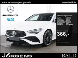 Weiss polarweiss Gebraucht 2024 Mercedes CLA200 AMG Coupé | 38.490 € (Fairer Preis)