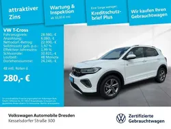 Pure white Gebraucht 2024 VW T-Cross R-line SUV | 28.980 € (Etwas zu teuer)