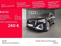 Mythosschwarz metallic Gebraucht 2024 Audi Q2 S-Line SUV | 33.399 € (Teuer)