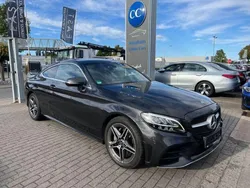 Graphitgrau Gebraucht 2019 Mercedes C180 AMG line Coupé | 25.999 € (Fairer Preis)