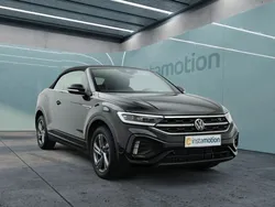 Schwarz Gebraucht 2024 VW T-Roc Cabriolet R-line Cabrio | 34.750 € (Fairer Preis)
