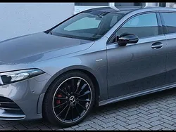 Grau Gebraucht 2021 Mercedes A180 AMG line Limousine | 26.999 € (Guter Preis)