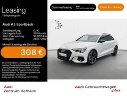 Weiß Gebraucht 2024 Audi A3 Sportback S-Line Limousine | 37.890 € (Guter Preis)