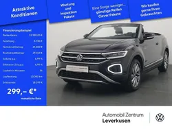 Schwarz / deep black (metallic) Gebraucht 2024 VW T-Roc Cabriolet Cabrio | 33.980 € (Fairer Preis)