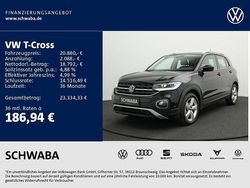 Schwarz Gebraucht 2023 VW T-Cross Style SUV | 20.880 € (Guter Preis)