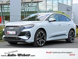 Weiß Gebraucht 2022 Audi Q4 Sportback e-tron S-Line SUV | 41.890 € (Teuer)
