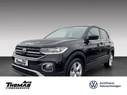Deep black perleffekt (metallic) Gebraucht 2023 VW T-Cross Style SUV | 27.880 € (Etwas zu teuer)