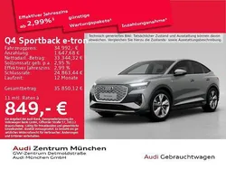 Taifungrau metallic Gebraucht 2022 Audi Q4 Sportback e-tron Ambiente SUV | 34.992 € (Teuer)