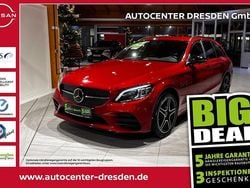 Rot Gebraucht 2021 Mercedes C300e AMG line Kombi | 32.890 € (Guter Preis)