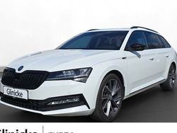 Moonweiß metallic met. Gebraucht 2021 Skoda Superb SportLine Kombi | 35.920 € (Etwas zu teuer)