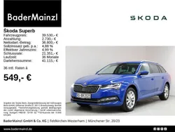 Blau Gebraucht 2024 Skoda Superb Style Kombi | 39.530 € (Superpreis)