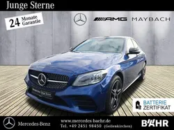 Brillantblau Gebraucht 2020 Mercedes C300e AMG Limousine | 30.950 € (Teuer)