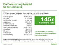 Silber Gebraucht 2021 Skoda Scala Clever Kleinwagen | 16.470 € (Fairer Preis)
