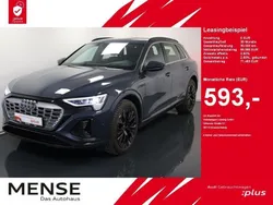 Plasmablau Gebraucht 2024 Audi Q8 e-tron S-Line SUV | 66.995 € (Etwas zu teuer)