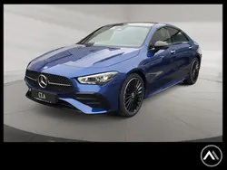Blau metalliclack spektralbla Gebraucht 2025 Mercedes CLA200 AMG Coupé | 38.579 € (Fairer Preis)