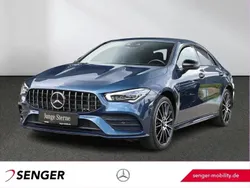 Blau Gebraucht 2021 Mercedes CLA250e AMG line Limousine | 30.890 € (Fairer Preis)