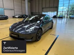 Midnight silver metallic Gebraucht 2021 Tesla Model 3 Performance Limousine | 32.000 € (Etwas zu teuer)