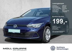 Atlantic blue metallic Gebraucht 2021 VW Golf VIII Life Limousine | 18.280 € (Guter Preis)