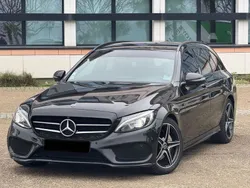 Schwarz Gebraucht 2017 Mercedes C220 AMG line Limousine | 11.990 € (Superpreis)