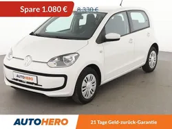 Weiß Gebraucht 2016 VW up! move up! Kleinwagen | 7.250 € (Fairer Preis)