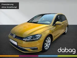 Curcuma yellow metallic Gebraucht 2018 VW Golf VII Highline Limousine | 19.990 € (Fairer Preis)