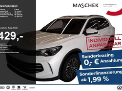 Oryxweiss perlmutteffekt Gebraucht 2024 VW Tiguan Elegance SUV | 45.440 € (Fairer Preis)