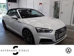 Weiß Gebraucht 2017 Audi A5 Cabriolet S-Line Cabrio | 29.940 € (Etwas zu teuer)
