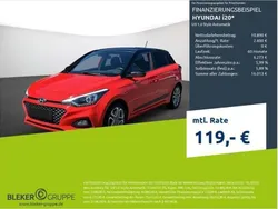 Rot Gebraucht 2019 Hyundai i20 Style Kleinwagen | 13.490 € (Fairer Preis)