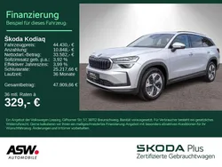 Brilliantsilber metallic Gebraucht 2024 Skoda Kodiaq Selection SUV | 44.430 € (Guter Preis)