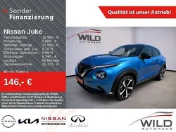 Blau Gebraucht 2020 Nissan Juke Tekna SUV | 16.990 € (Etwas zu teuer)