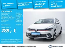 Weiß Gebraucht 2022 VW Polo GTI Limousine | 23.639 € (Fairer Preis)