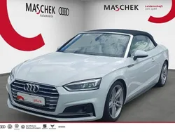 Gletscherweiss metallic Gebraucht 2019 Audi A5 Cabriolet S-Line Cabrio | 33.740 € (Guter Preis)