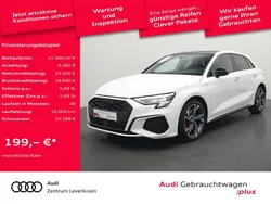 Schwarz Gebraucht 2022 Audi A3 Sportback S-Line Limousine | 31.980 € (Teuer)