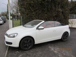 Oryxweiß perlmutteffekt Gebraucht 2012 VW Golf Cabriolet Basis Cabrio | 8.490 € (Guter Preis)