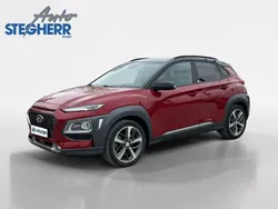 Pulse red / phantom black / mi Gebraucht 2020 Hyundai Kona Premium SUV | 22.890 € (Etwas zu teuer)