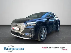 Schwarz (metallic) Gebraucht 2022 Audi Q4 e-tron Advanced Plus SUV | 27.450 € (Fairer Preis)