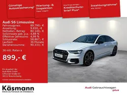 Gletscherweiß metallic Gebraucht 2024 Audi S6 Ambiente Limousine | 89.790 €