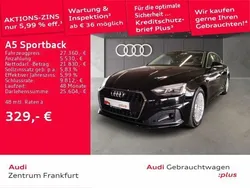 Schwarz Gebraucht 2021 Audi A5 Sportback Performance Limousine | 27.360 € (Fairer Preis)