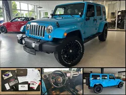 Blau Gebraucht 2019 Jeep Wrangler Unlimited Sahara SUV | 36.990 € (Etwas zu teuer)