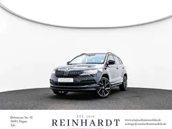 Quarzgrau metallic Gebraucht 2020 Skoda Karoq SportLine SUV | 27.450 € (Teuer)