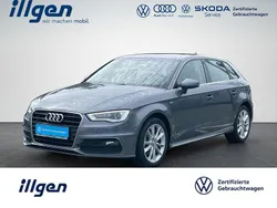 Grau Gebraucht 2016 Audi A3 Sportback S-Line Limousine | 16.680 € (Fairer Preis)