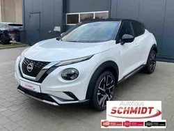 White pearl/dach schwarz Gebraucht 2025 Nissan Juke SUV | 27.690 € (Teuer)